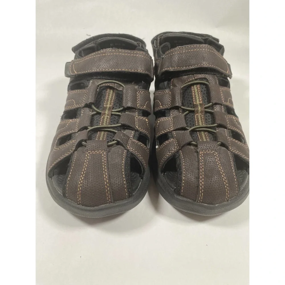 Nunn Bush Men's SZ 9M Brown, Rio Vista Fisherman Sandal 84845-200